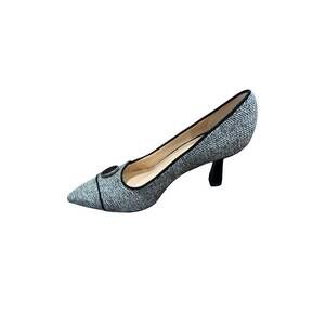 NEW CRISTINA MILLOTTI women's nada tessuto windsor pumps in black